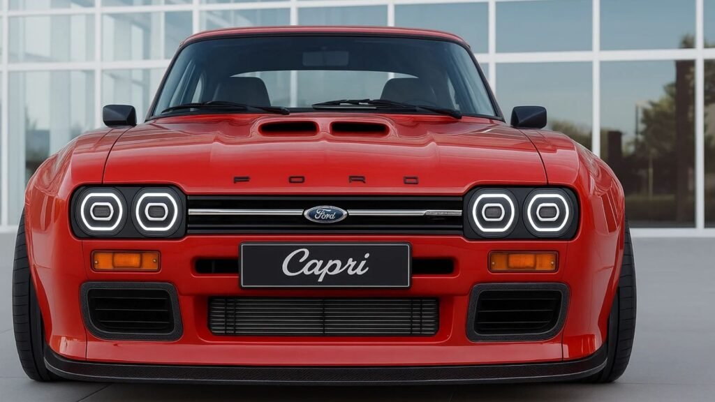 Ford Capri 2026 Revealed: Electric Comeback with Bold Design, Smart Cabin & Global Safety Technology