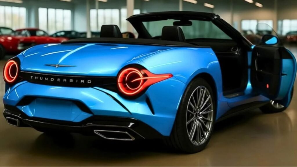 Ford Thunderbird Convertible 2026 Revealed: Retro Icon Reimagined with Modern Power & Bold Performance