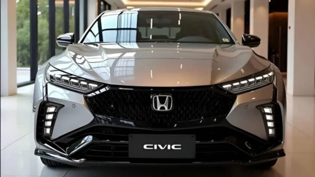 Honda Civic 2025 Hybrid Revealed: Sporty Design, 40 MPG Efficiency & Premium Sedan Features